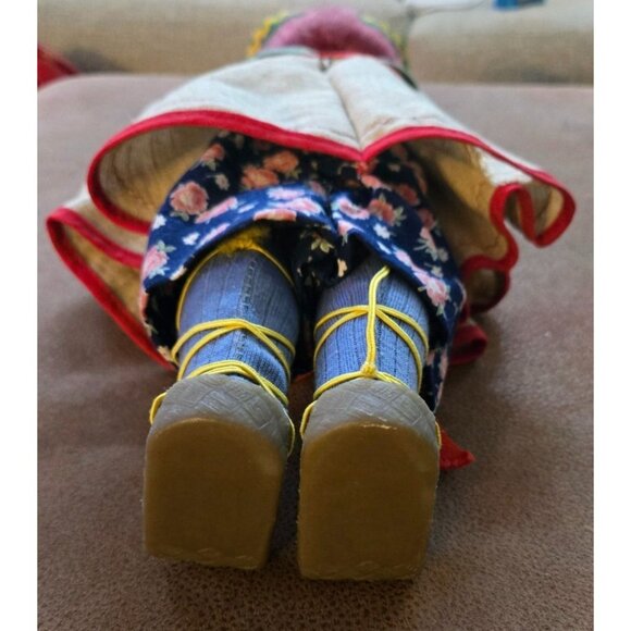 Vintage 21" Authentic Russian USSR Soviet Factory Doll Hypnotic Eyes Traditiona - Picture 5 of 10